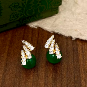 Gilded Pearl Earrings